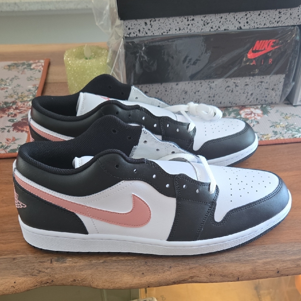 Air JORDAN 1 LOW RETRO RUST PINK SIZE 14 MENS New